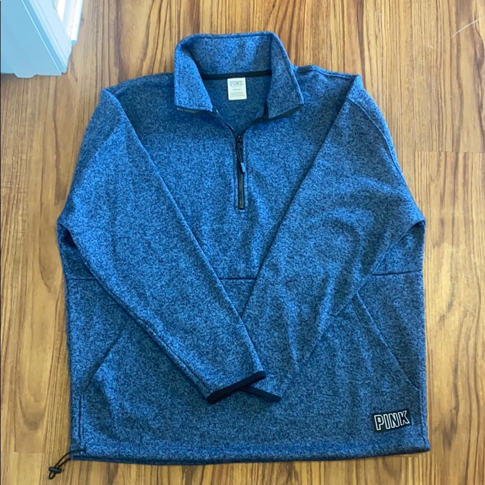 Pink quarter zip pullover